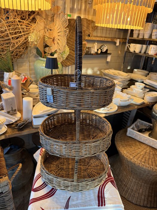 Riviera Maison ozdobny kosz rattanowy .