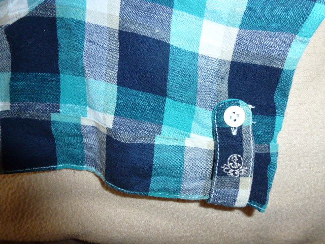 SCOTCH&SODA koszula oryginalna krótki rękaw kratka roz. S