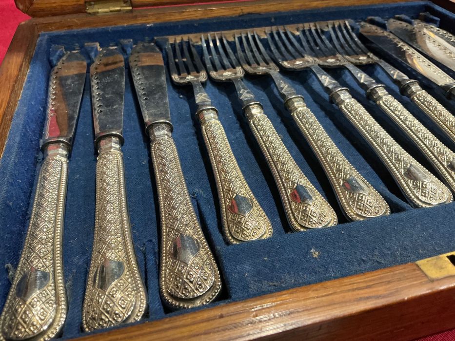 Talher de peixe em casquinha todo trabalhado com22 cm ,anúncios abaixo