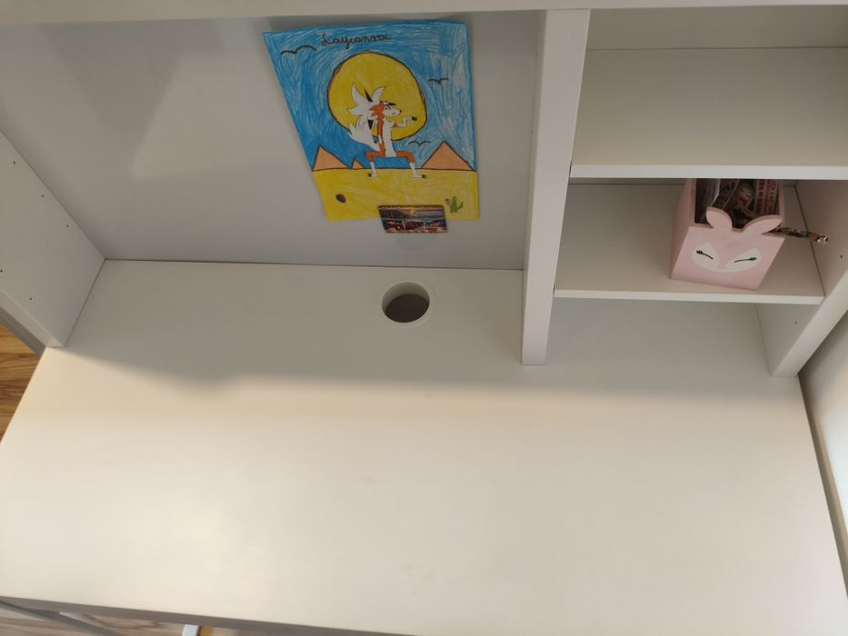 Biurko ikea micke białe