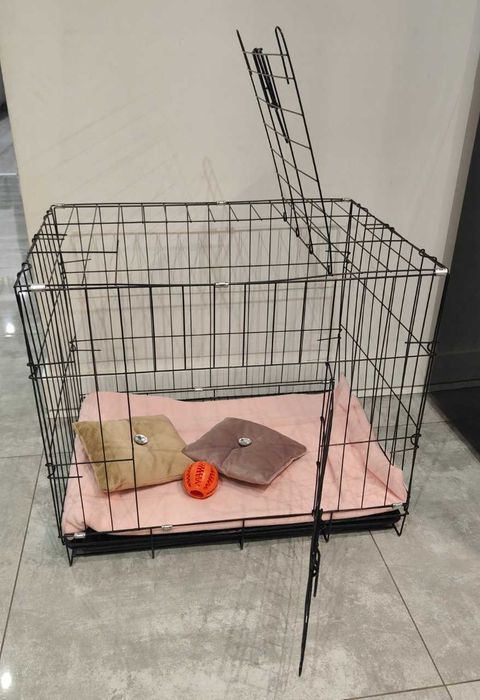 KLATKA DLA PSA Kota NOWA metalowa dla zwierząt skladana kennelowa