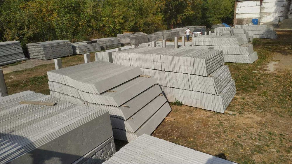 ТМ. MEGA-BETON. Бетонний Забор/Паркан/Огорожа/Еврозабор - Під Ключ!