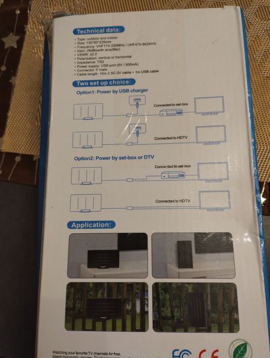 Antena wewnętrzna cyfrowa