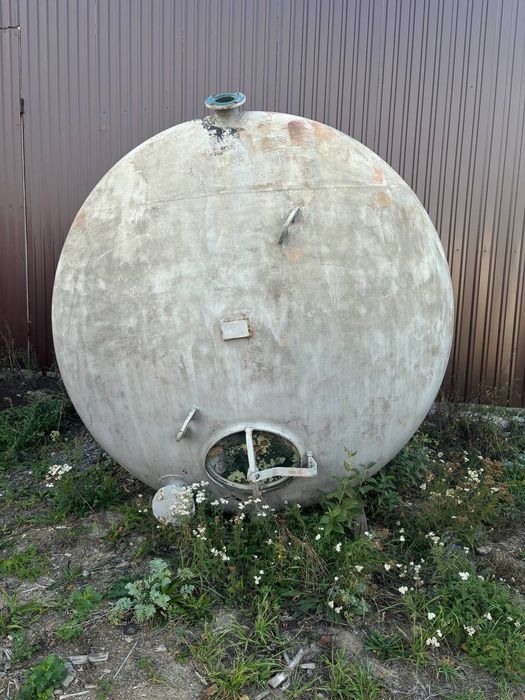 Металева товстостінна емальована бочка харчова