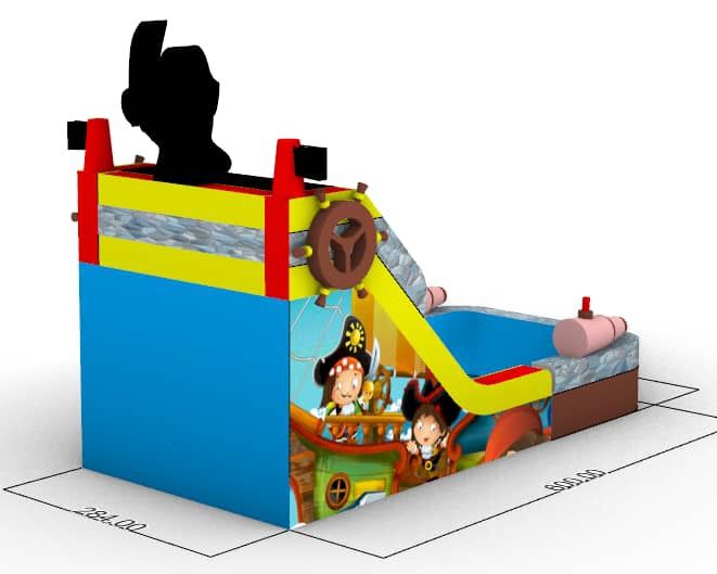 Insuflável Pirate Slide Splash