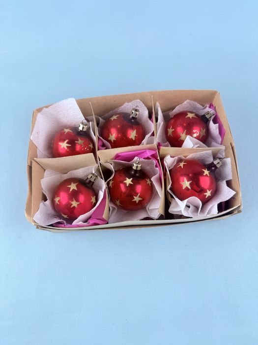 Stare bańki bombki na choinkę ozdoby świateczne gwiazdki