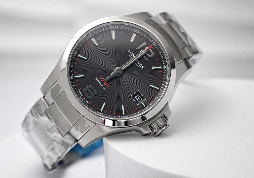 Longines Conquest V.H.P. L3.716.4.56.6 Zegarek Męski 41 mm Swiss Made