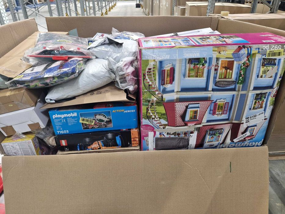 Palety z Zabawkami-Zwroty Konsumenckie-Znane Marki-LEGO/MATTEL/VTech