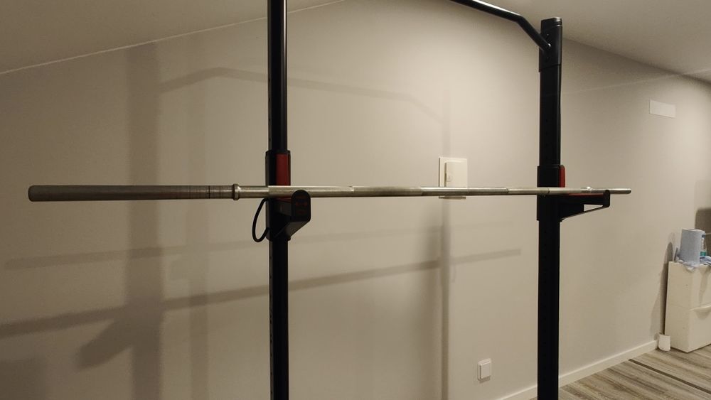 Rack musculação + barra