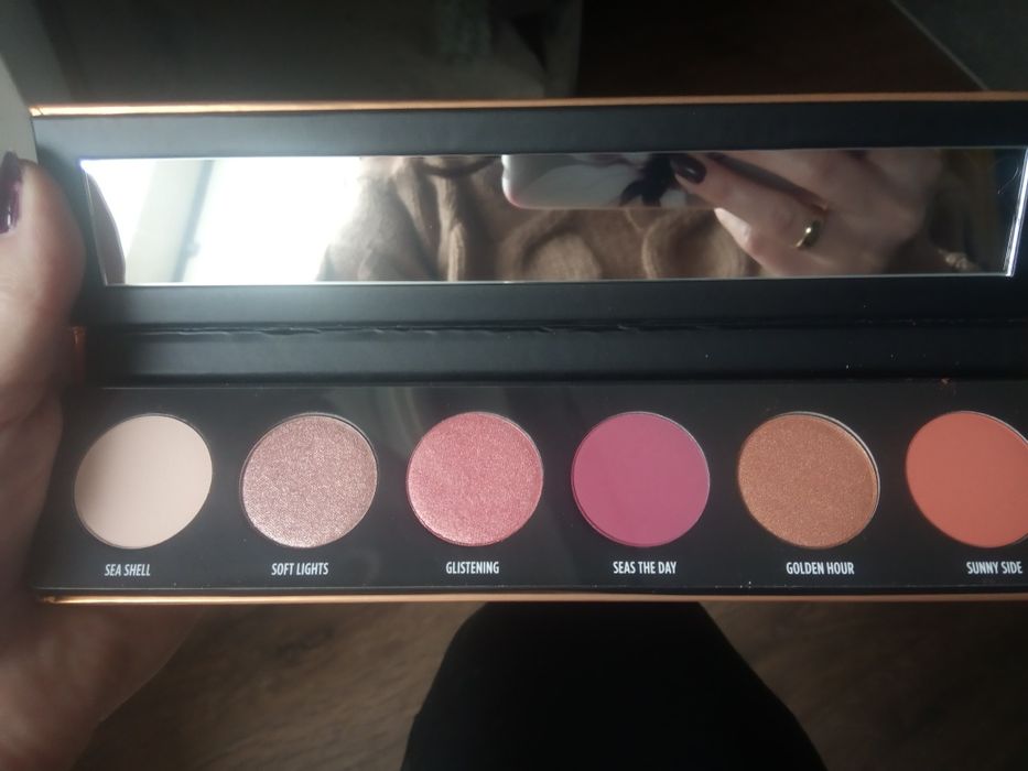 Be Creative sunset summer glow paleta cieni