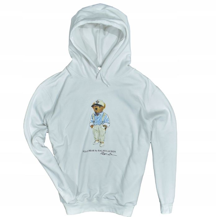 Ralph Lauren Bluza Z Kapturem Męska Regular Fit Miś Xl