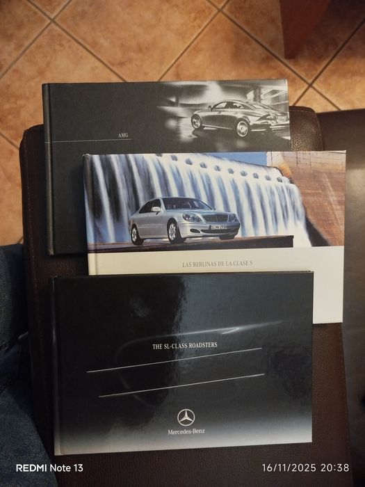 Vendo catálogos BMW e Mercedes