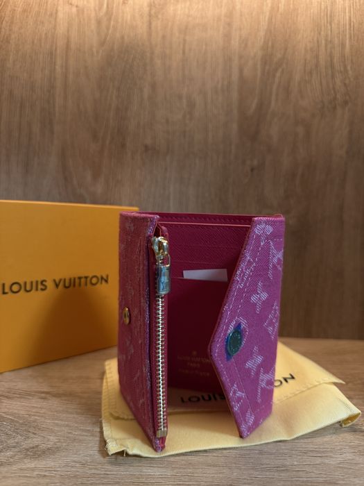 Гаманець Louis Vuitton у денімі