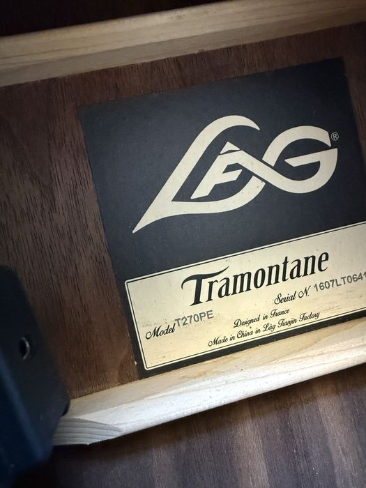 Guitarra acústica LAG T270PE