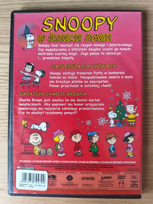 Snoopy w Świecie Magii DVD PL Dubbing Aktorski | 3 bajki