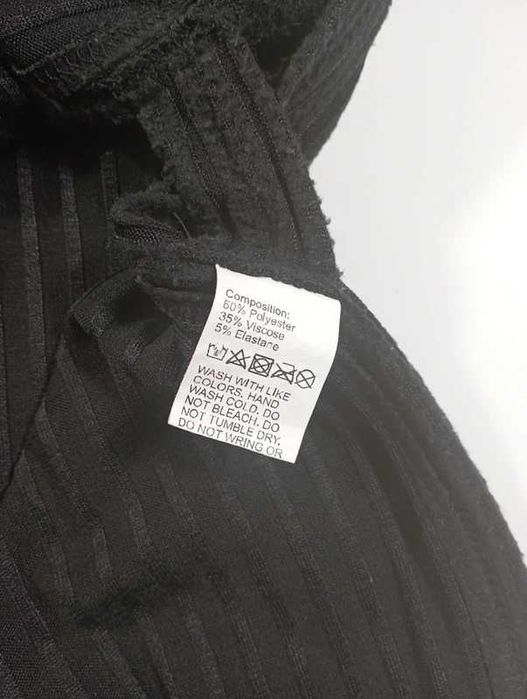 SHEIN damska narzutka ponczo z golfem S czarna bez rękawów otwarte boki