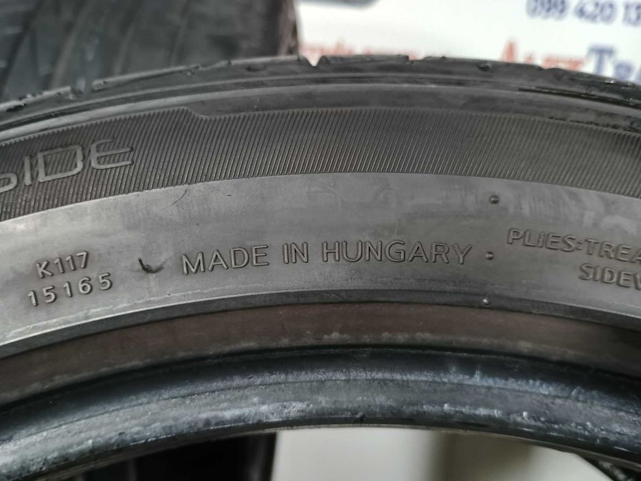 4шт 225/45 R17 Hankook Ventus S1 Evo2 літні шини вживані, протект 7мм