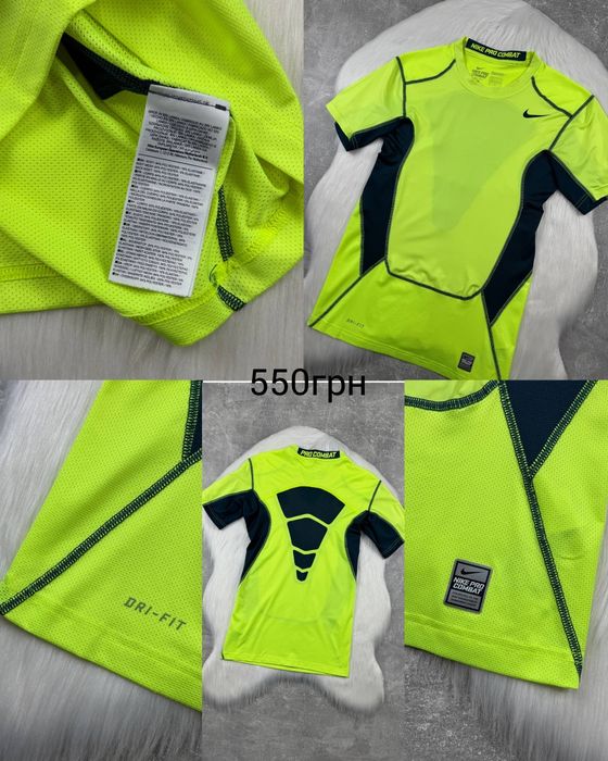 Футболка, разгаре, зіп Nike pro combat