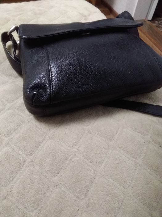 Барсетка кожаная