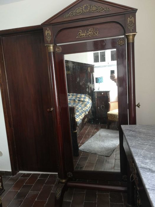 Mobília de quarto completa vintage estilo Império