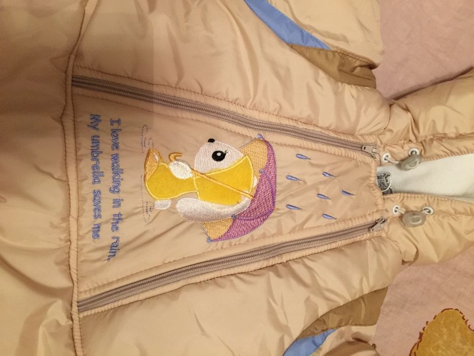 Зимний конверт, комбинезон-трансформер, рост 50-92 см,хватит на 2 зимы