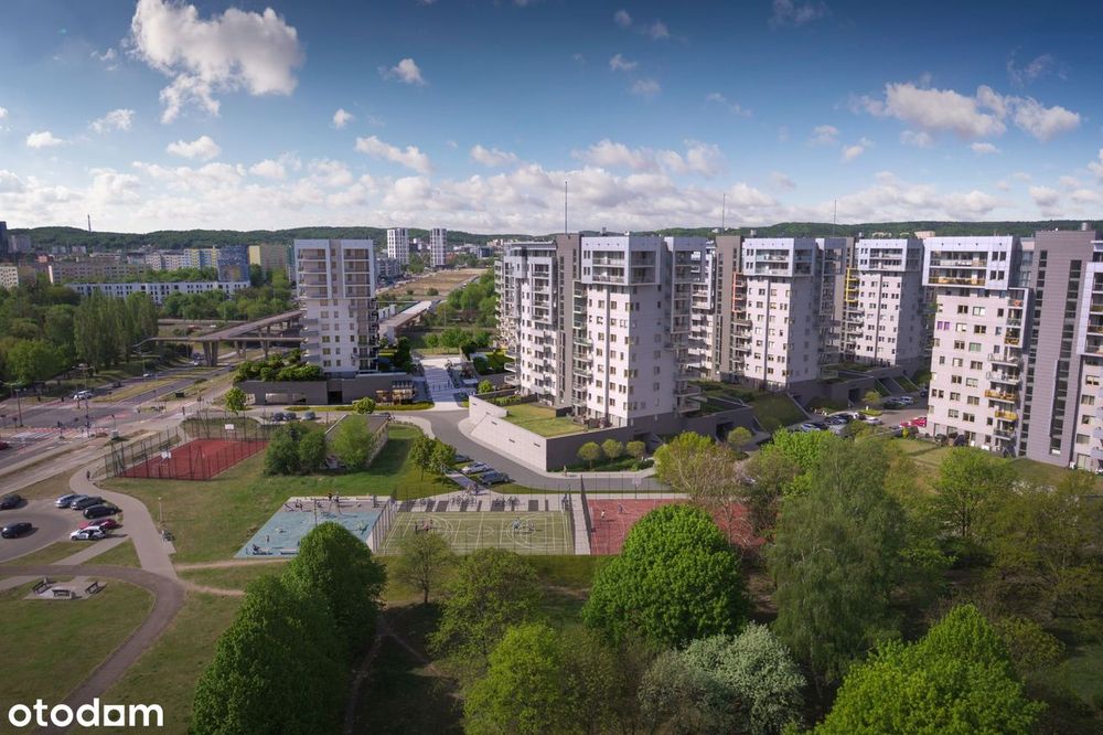 2-pokojowe mieszkanie 44m2 + 2 tarasy Bezpośrednio