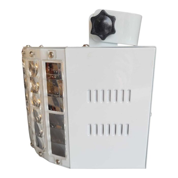 Projetor Efeito LED Derby Branco com DMX e Som-Ativado