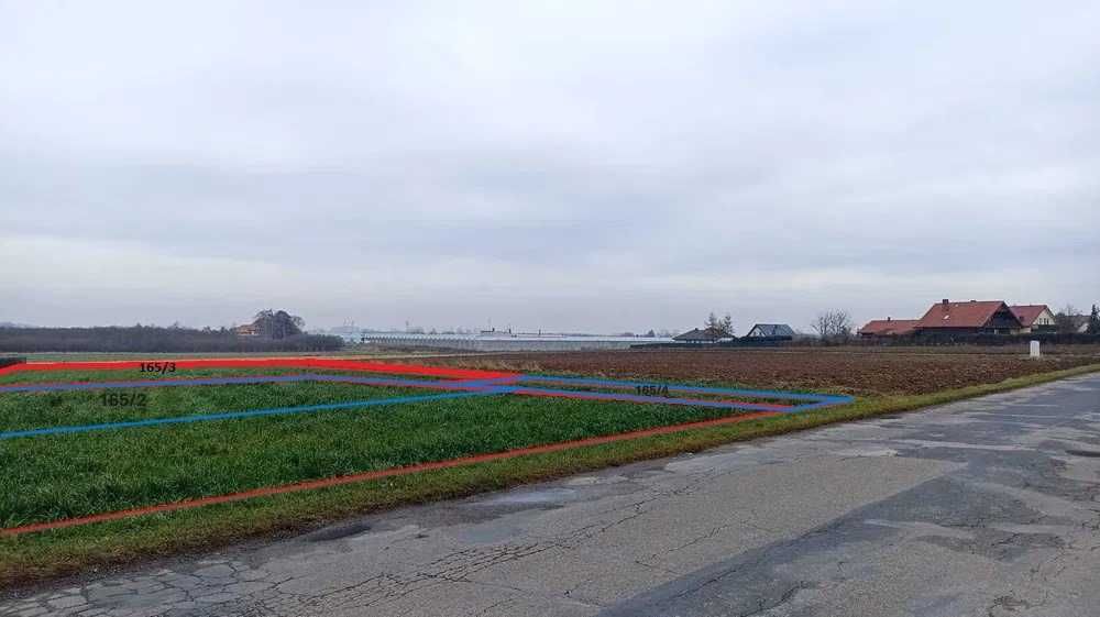 działka budowlana 1000m2 w Łęcznej, osiedle Kol. Trębaczów