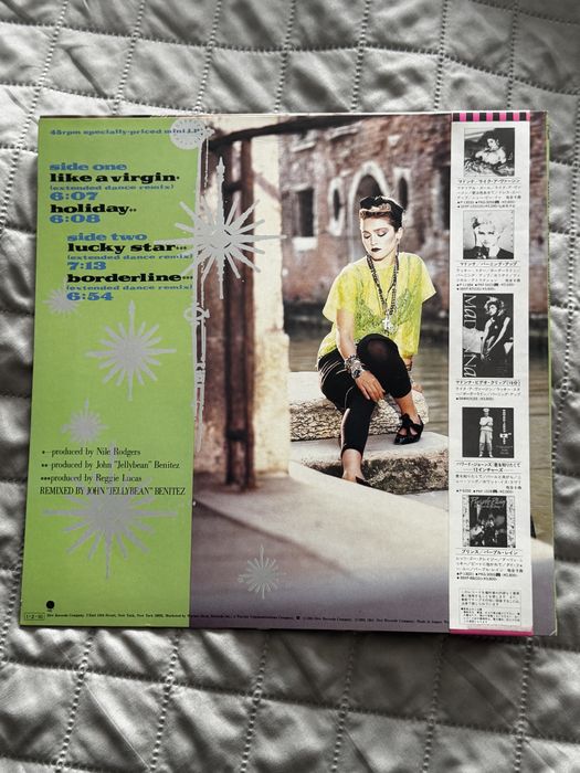Madonna Like a Virgin Japan 12” maxi single vinyl