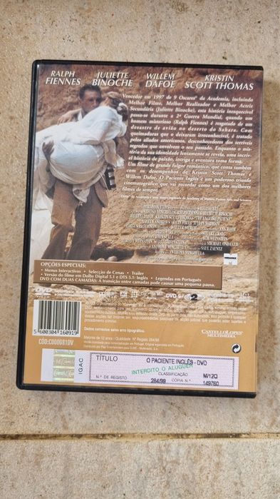 Dvd o paciente inglês