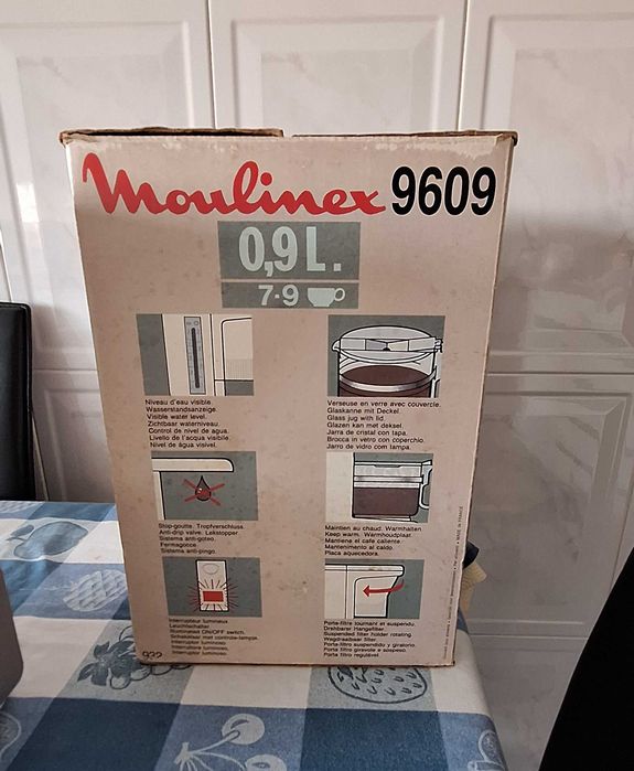 Cafeteira Moulinex modelo antigo
