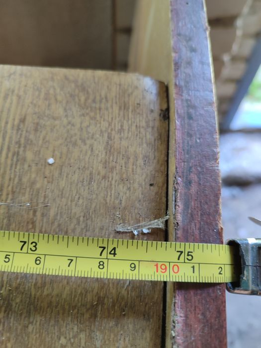 Ліжко дерев'яне одно спальне 192*89