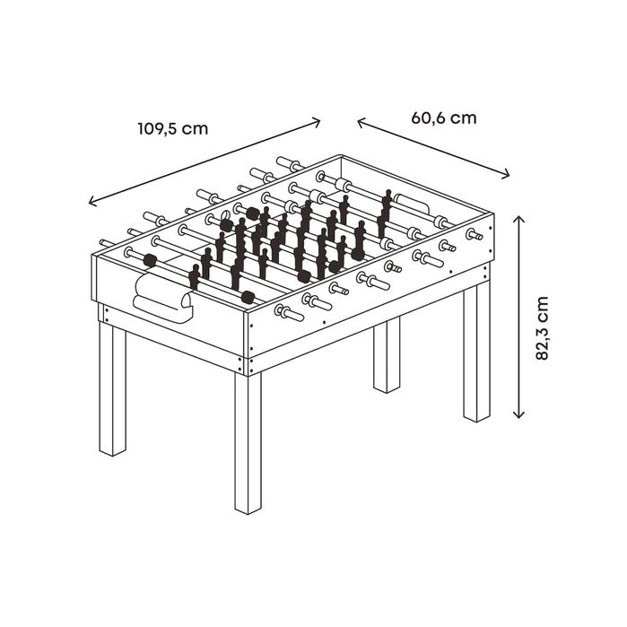 Mesa multi jogos 9 em 1
