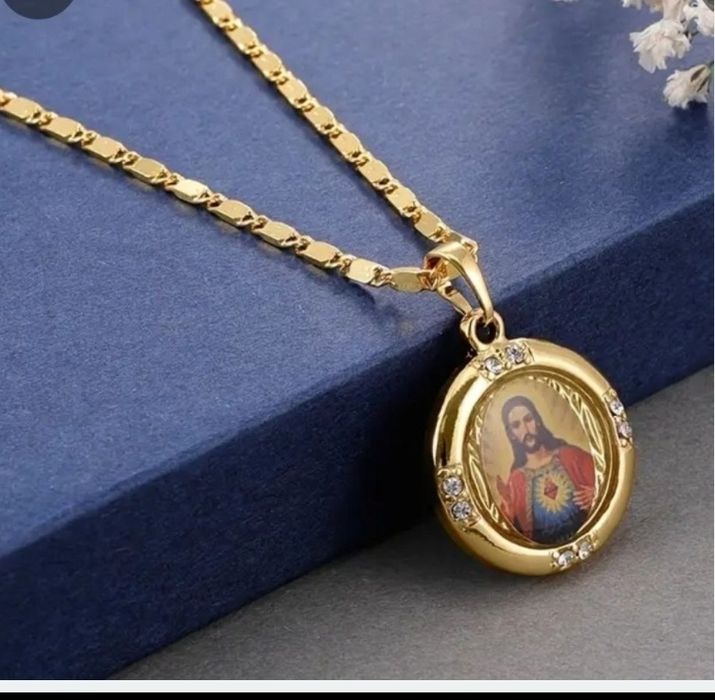 Християнський кулон з ланцюжком | нержавіюча сталь