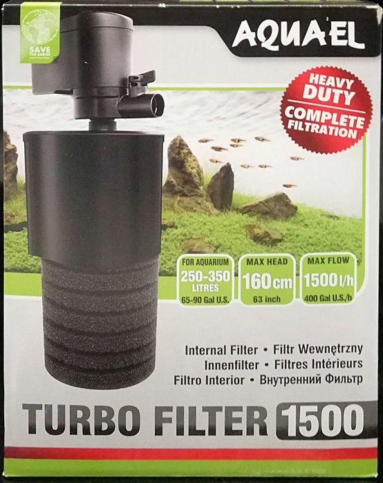 AQUAEL Turbo Filter 1500 - Filtr Wewnętrzny - AQUASZOP