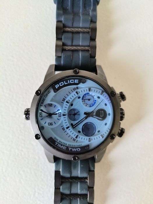 Relógio Police Adder Time Two Azul