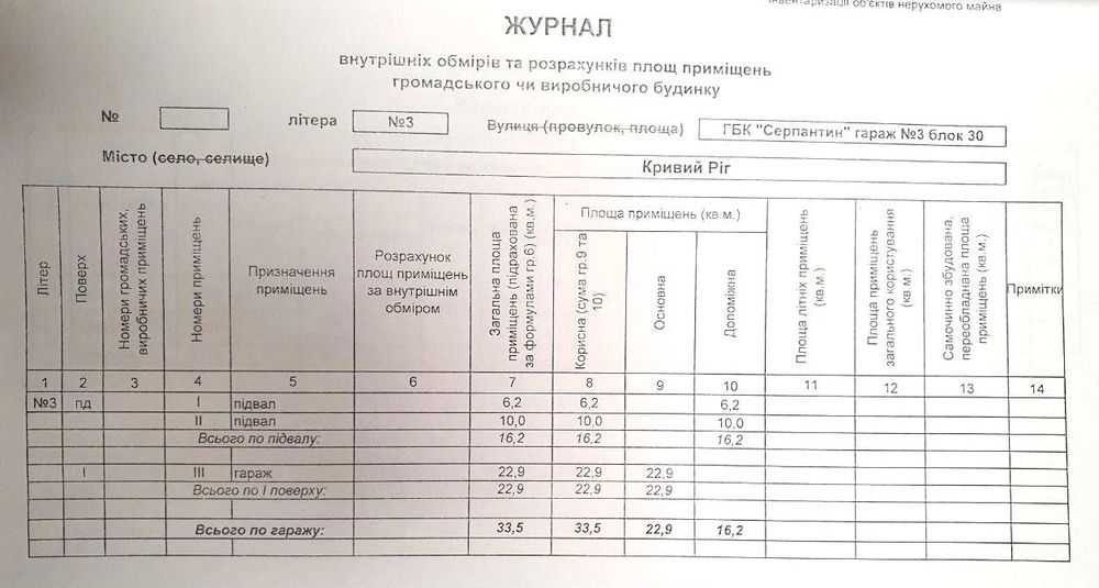 Гараж ГК Серпантин