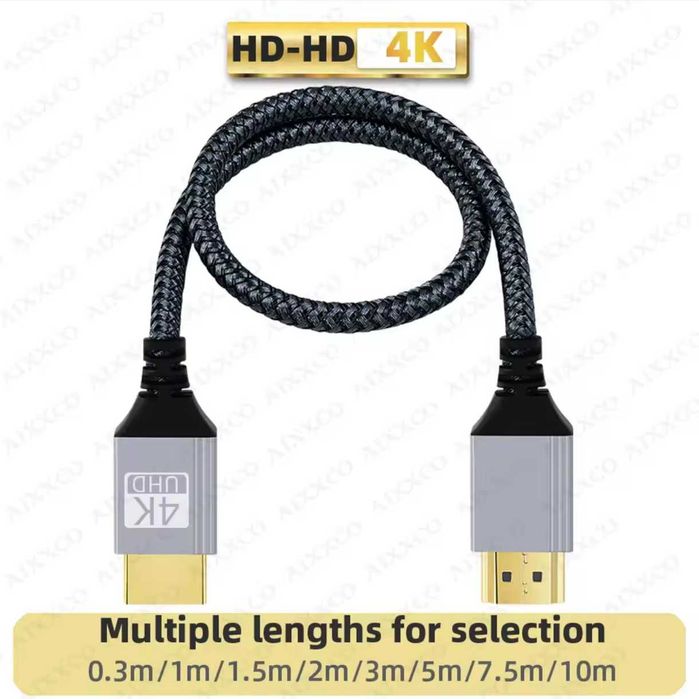 НОВЫЙ Переходник HDMI (HDTV) to HDMI (HDTV)  кабель 4К 60 Ггц 1 м