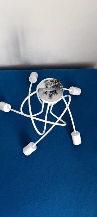 Lampa sufitowa  loft biała