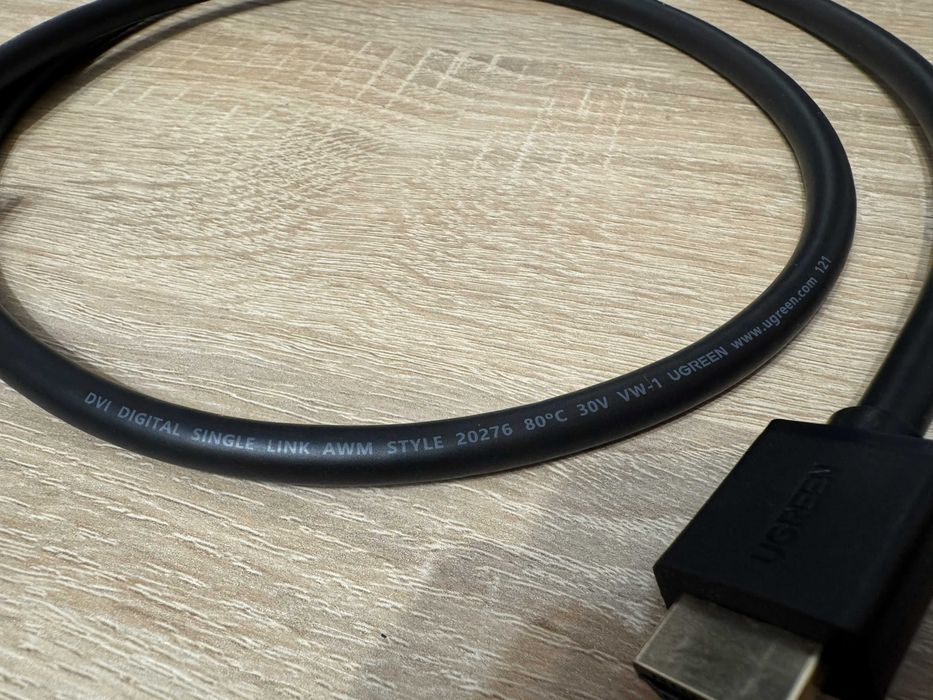 Кабель Ugreen DVI (24+1) - HDMI, длина 1м