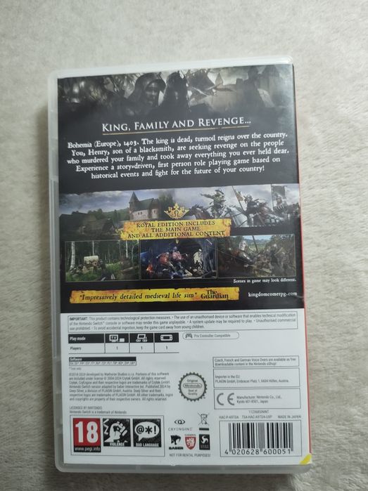 Kingdom Come Deliverance Nintendo Switch