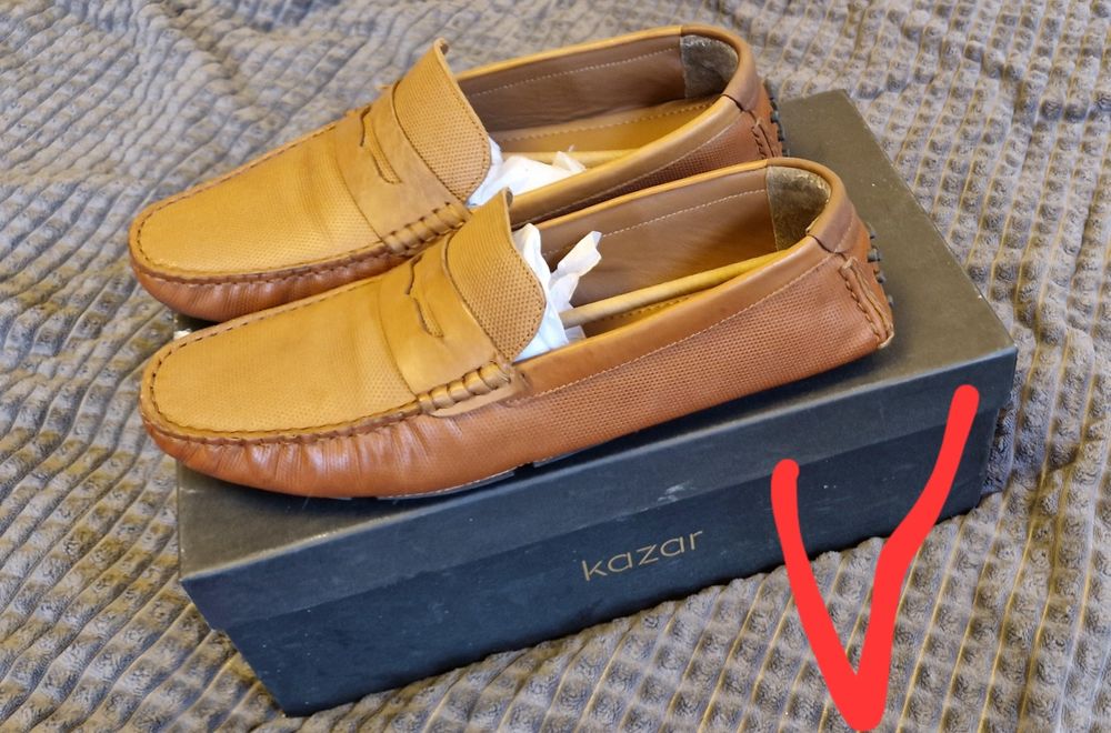 !!! Buty Mokasyny Kazar skóra Owcza 43 !!!