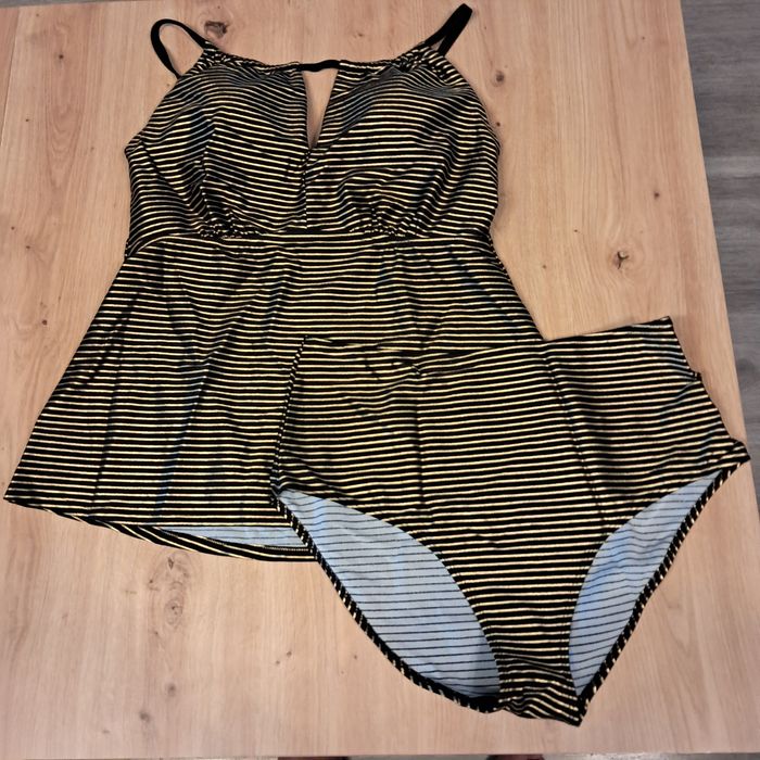 44 C/D Nowe tankini kąpielowe bonprix