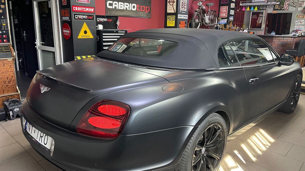 Bentley Continental Cabrio Maserati Aston Martin dach szyba naprawa