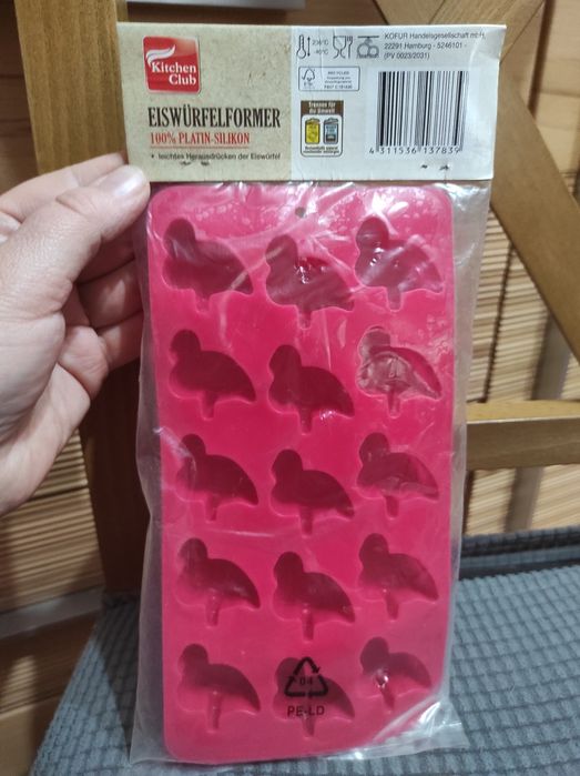 Silikonowa foremka do kostek lodu