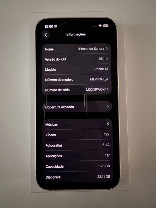 Iphone 13 rosa 128gb