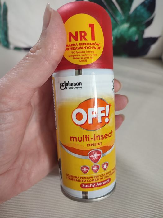 OFF spray przeciw komarom i kleszczom