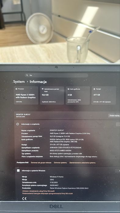 Laptop Dell G15 Ryzen Edition
