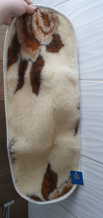2x pas lędźwiowy wełniany wełna ocieplacz