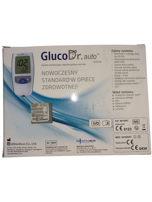 GLUCO System monitorujący stężenie glukozy we krwi